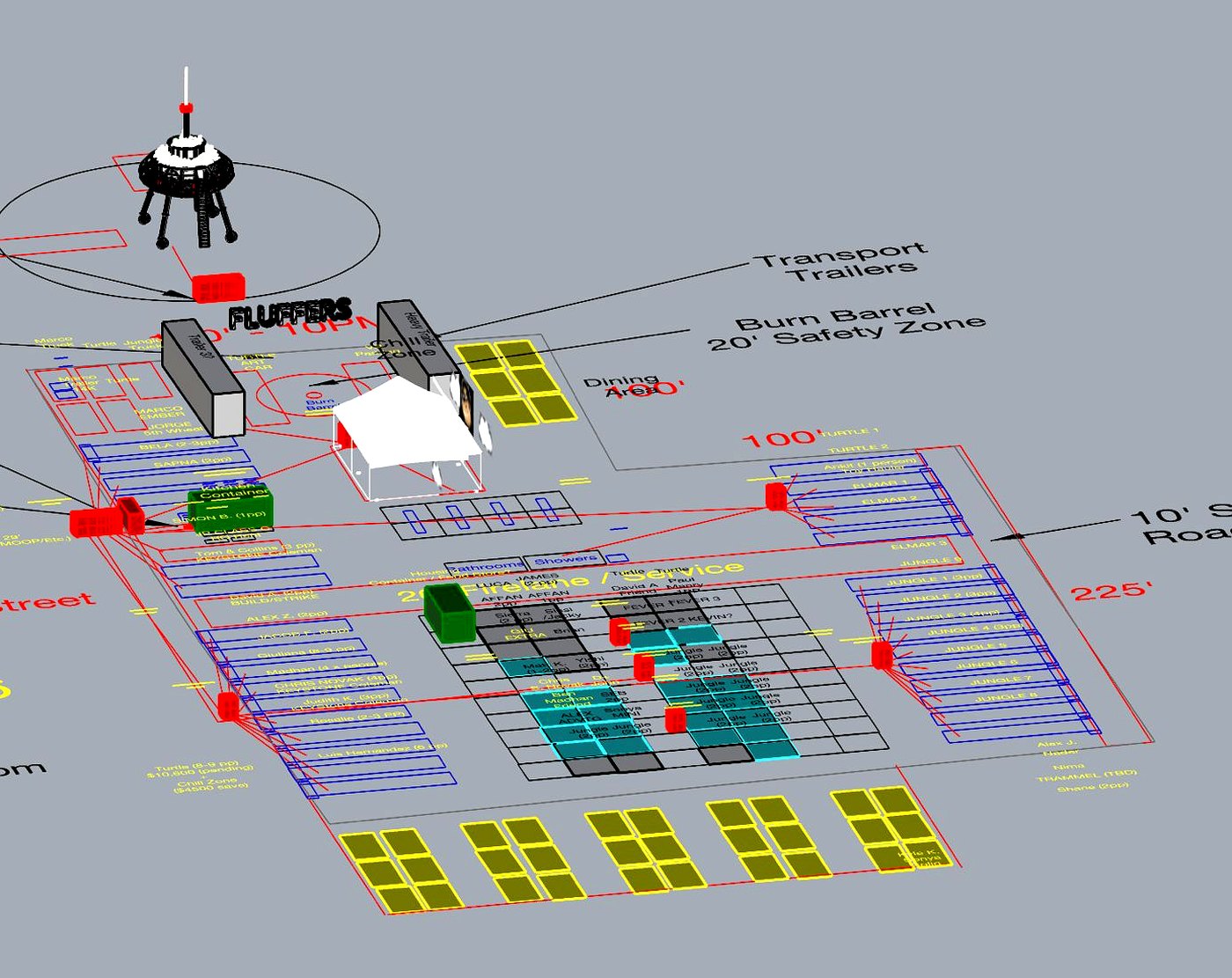 The Fluffy Cloud camp plan for 2026